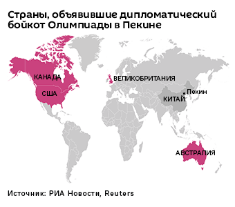 Страны, объявившие дипломатический бойкот Олимпиады в Пекине - Sputnik Литва