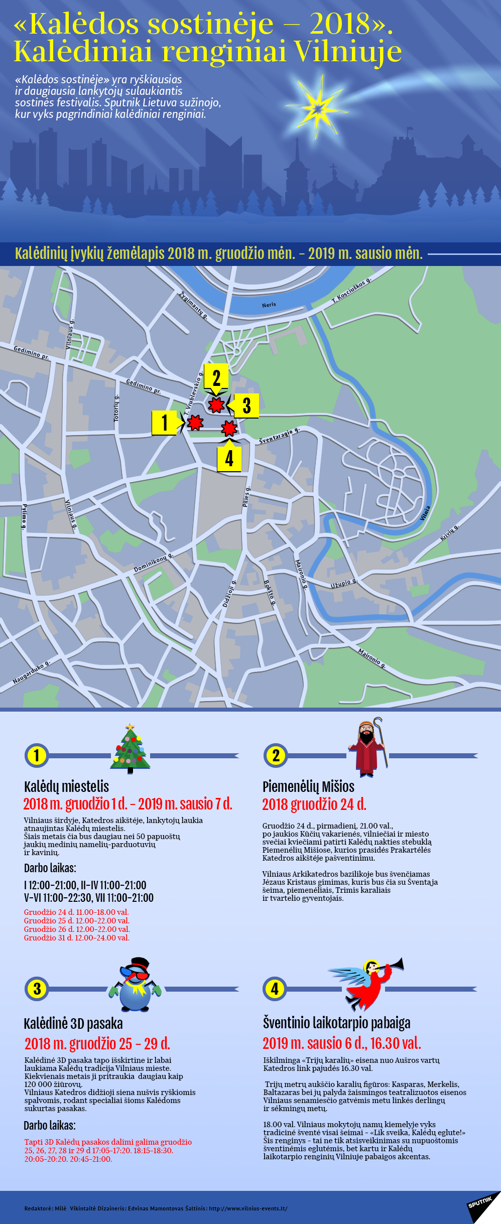 Kalėdos sostinėje — 2018.  Kalėdiniai renginiai Vilniuje - Sputnik Lietuva