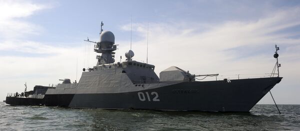 Учения батальона морской пехоты Каспийской флотилии - Sputnik Литва