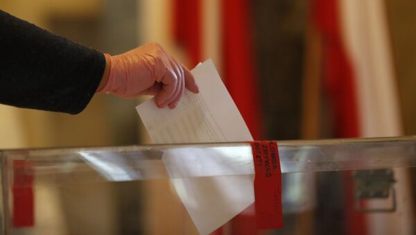 Голосование на выборах президента Польши - Sputnik Lietuva