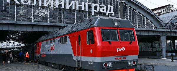 Поезд на вокзале Калининграда - Sputnik Lietuva