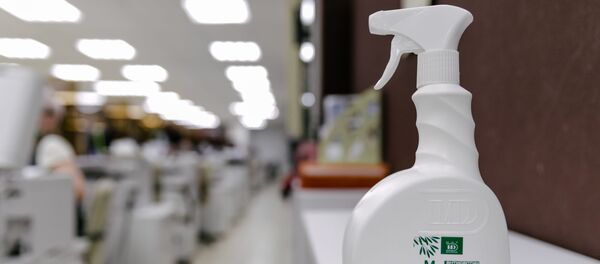 Средство для дезинфекции рук, архивное фото Средство для дезинфекции рук, архивное фото - Sputnik Lietuva