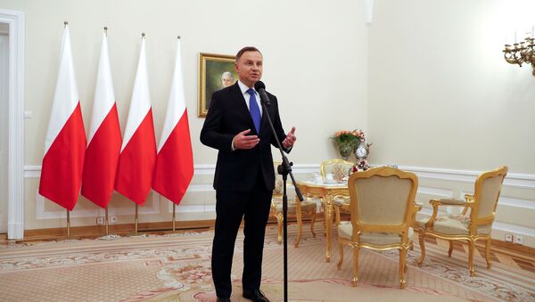 Президент Польши Анджей Дуда - Sputnik Литва