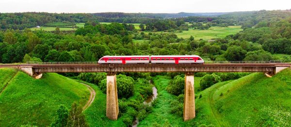 Поезд LTG Link Поезд LTG Link - Sputnik Литва