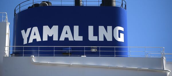 СПГ-танкер ледового класса Arc7 Владимир Русанов с продукцией завода Ямал СПГ - Sputnik Литва