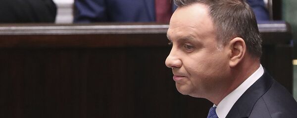 Президент Польши Анджей Дуда Президент Польши Анджей Дуда - Sputnik Литва