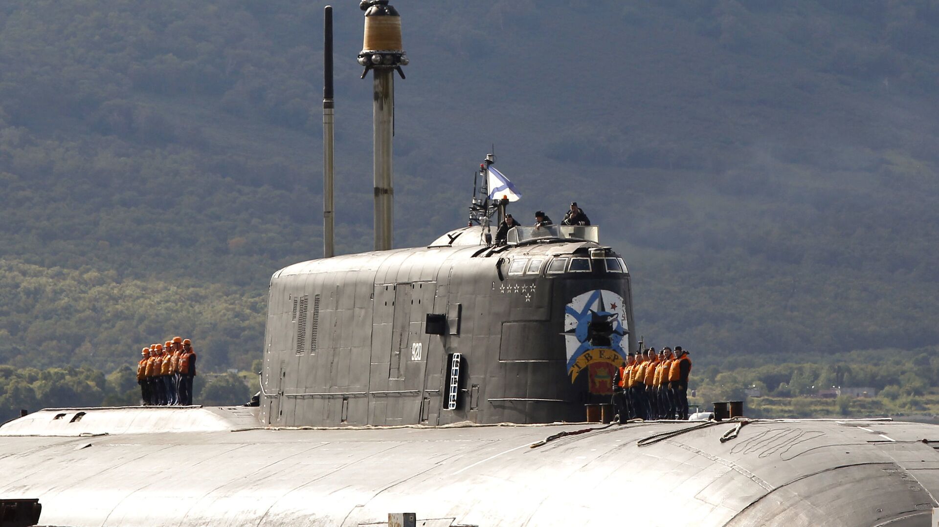Атомная подводная лодка проекта 949А Антей Тверь   - Sputnik Lietuva, 1920, 17.01.2022