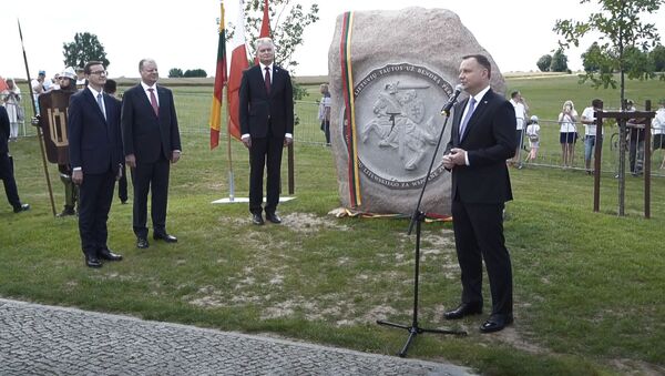 Церемония по случаю 610-ой годовщины Грюнвальдской битвы - Sputnik Литва