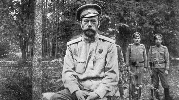 Imperatorius Nikolajus II, po atsisakymo sosto, Carskoje Selo, 1917 m. pavasaris-vasara - Sputnik Lietuva