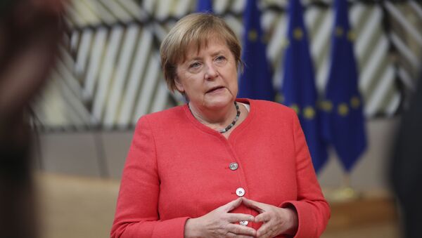 Канцлер Германии Ангела Меркель на саммите лидеров стран ЕС в Брюсселе - Sputnik Lietuva