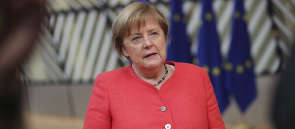 Канцлер Германии Ангела Меркель на саммите лидеров стран ЕС в Брюсселе Канцлер Германии Ангела Меркель на саммите лидеров стран ЕС в Брюсселе - Sputnik Литва