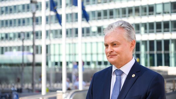 Lietuvos prezidentas Gitanas Nausėda dalyvauja ES vadovų sisutikime, 2020 metų liepos 19 diena - Sputnik Lietuva