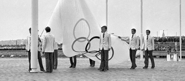 Торжественная церемония открытия парусной регаты, входящей в программу XXII Олимпийских игр - Sputnik Литва