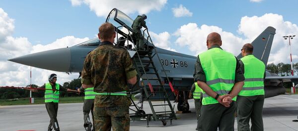 Vokietijos karinės oro pajėgos prisijungė prie NATO oro misijos Baltijos šalyse Vokietijos karinės oro pajėgos prisijungė prie NATO oro misijos Baltijos šalyse - Sputnik Lietuva