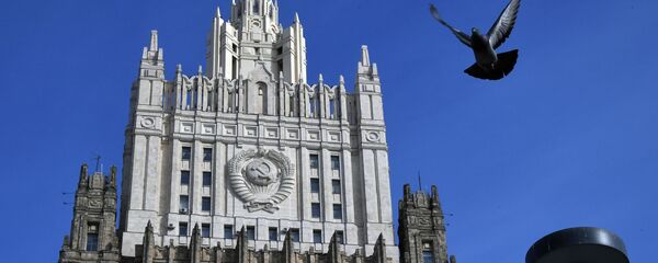 Здание Министерства иностранных дел РФ на Смоленской-Сенной площади в Москве - Sputnik Литва