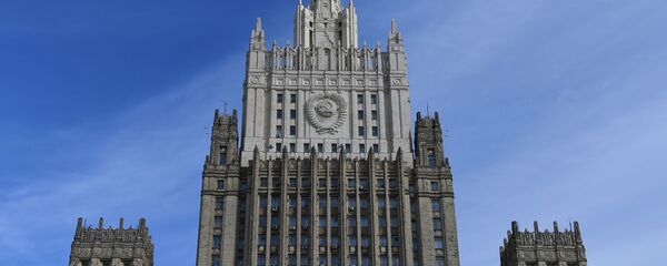 Здание Министерства иностранных дел РФ на Смоленской-Сенной площади в Москве - Sputnik Литва