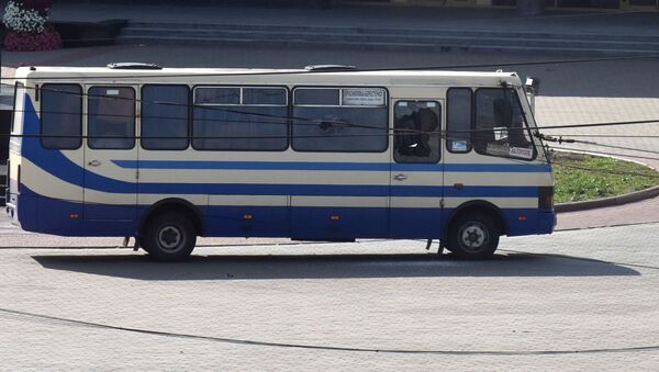 Захваченный автобус с заложниками, Луцк - Sputnik Lietuva
