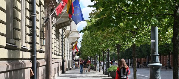 Проспект Гедеминаса в Вильнюсе Проспект Гедеминаса в Вильнюсе - Sputnik Lietuva