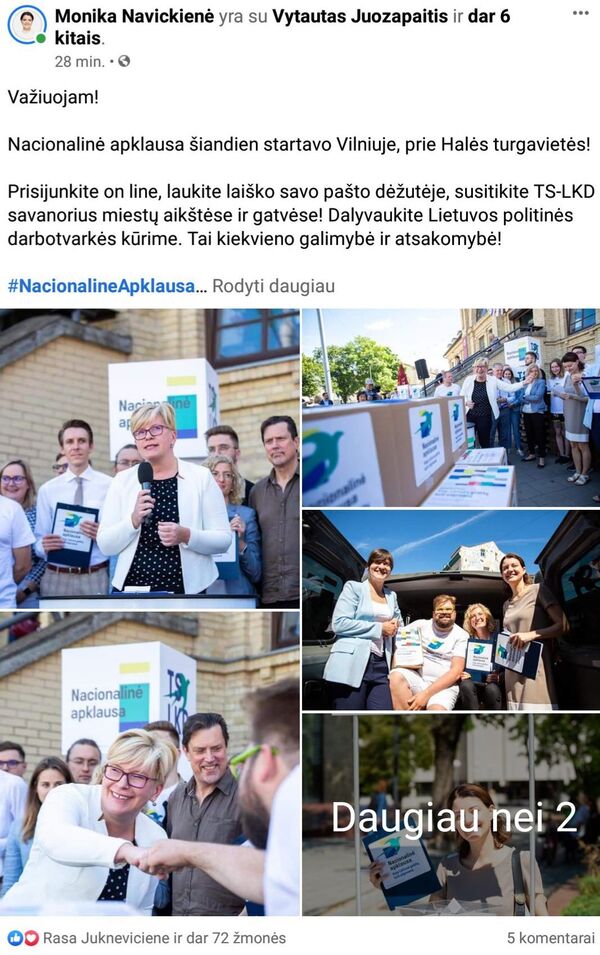 Pasipriešinti BelAE ir labiau pasistengti dėl Anūko: kokius dar tikslus užsibrėžė TS-LKD Pasipriešinti BelAE ir labiau pasistengti dėl Anūko: kokius dar tikslus užsibrėžė TS-LKD - Sputnik Lietuva