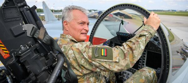 Президент Гитанас Науседа посетил базу ВВС Литвы - Sputnik Литва