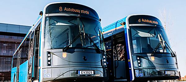 Elektriniai autobusai Elektriniai autobusai - Sputnik Lietuva