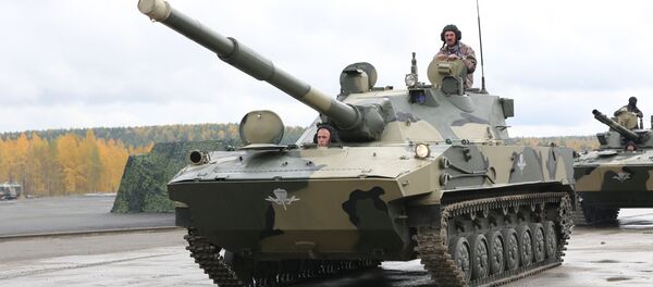 Авиадесантная самоходная противотанковая пушка 2С25 Спрут-СД Авиадесантная самоходная противотанковая пушка 2С25 Спрут-СД - Sputnik Lietuva