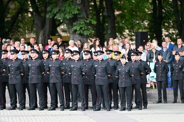 Присвоение воинской степени абитуриентам воинского училища в Вильнюсе - Sputnik Lietuva