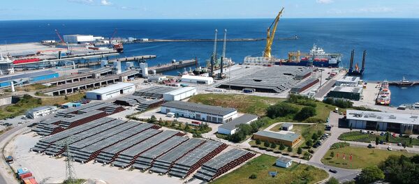 Судно-трубоукладчик Академик Черский - Sputnik Lietuva