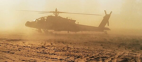 На видео показали прибытие военных вертолетов США на полигон в Литве - Sputnik Литва