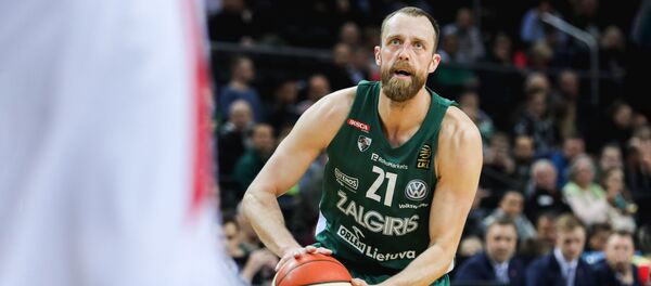 Атакующий защитник Zalgiris Артурас Милакнис Атакующий защитник Zalgiris Артурас Милакнис - Sputnik Литва