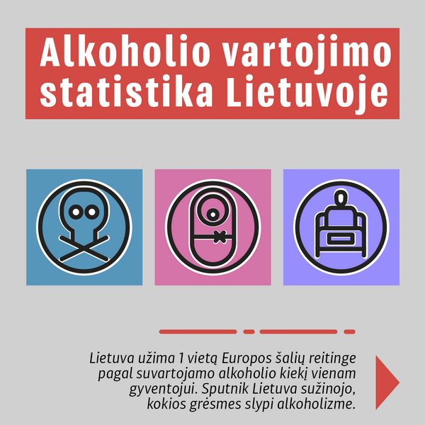 Alkoholio vartojimo statistika Lietuvoje-1 - Sputnik Lietuva