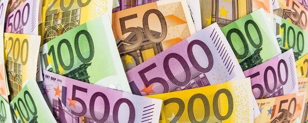 Денежные купюры евро - Sputnik Lietuva