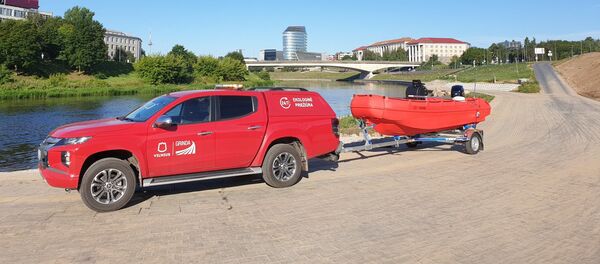 Моторный грузовой катер Моторный грузовой катер - Sputnik Lietuva