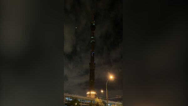 Останкинская башня погасла на час в знак траура по погибшим в Бейруте - Sputnik Литва