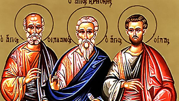 Апостолы от семидесяти Сила и Силуан - Sputnik Литва