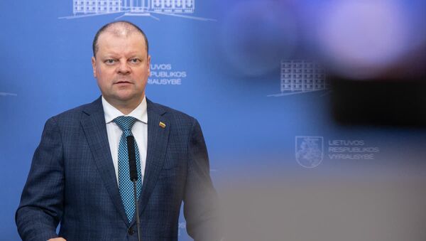 Премьер-министр Литвы Саулюс Сквернялис - Sputnik Lietuva