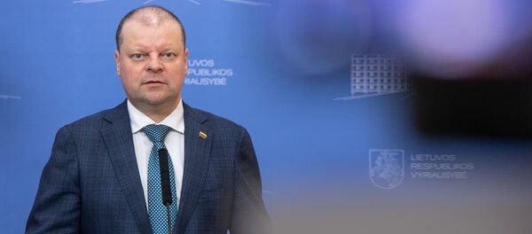 Премьер-министр Литвы Саулюс Сквернялис - Sputnik Литва