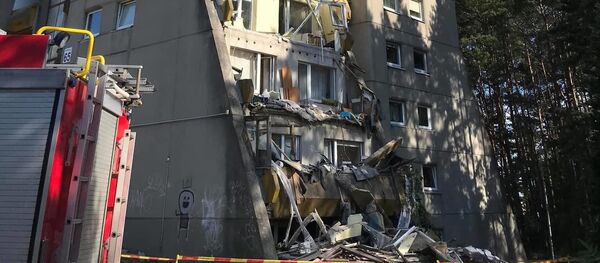 Обвалился балкон в Вильнюсе - Sputnik Lietuva