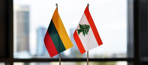 Флажки Литвы и Ливана - Sputnik Lietuva