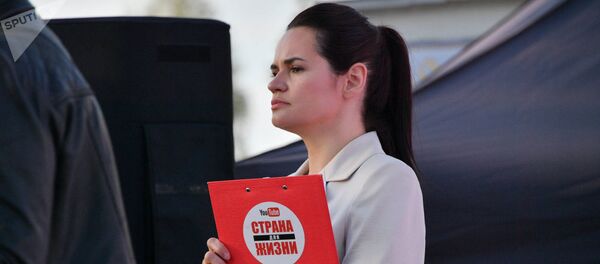 Кандидат в президенты Белоруссии Светлана Тихановская - Sputnik Литва