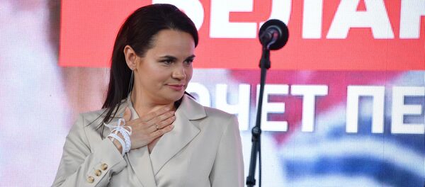 Кандидат в президенты Белоруссии Светлана Тихановская - Sputnik Литва