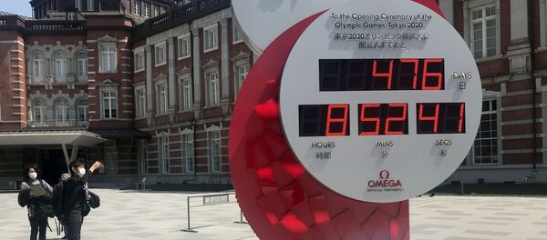 Часы обратного отсчёта до начала Олимпиады в Токио - Sputnik Литва