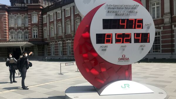 Часы обратного отсчёта до начала Олимпиады в Токио - Sputnik Литва