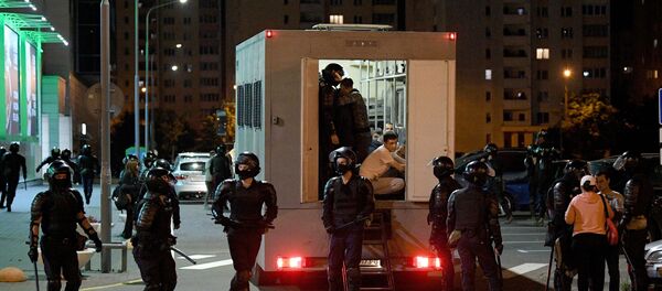 Протесты в Минске Протесты в Минске - Sputnik Lietuva