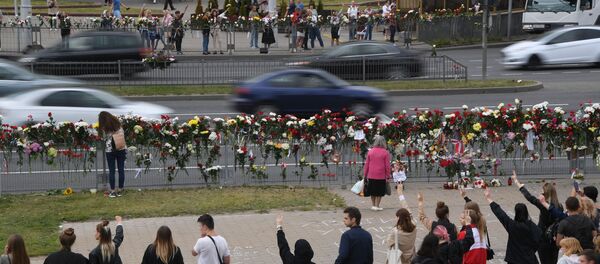 Протесты в Минске Протесты в Минске - Sputnik Lietuva