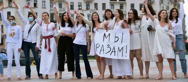 Протесты в Минске Протесты в Минске - Sputnik Lietuva