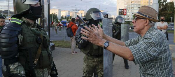 Протесты в Минске Протесты в Минске - Sputnik Lietuva