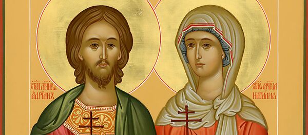 Святые мученики Адриан и Наталия - Sputnik Литва