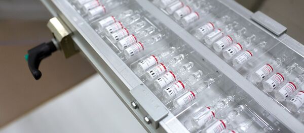 Производство вакцины от COVID-19 на фармацевтическом заводе Биннофарм Производство вакцины от COVID-19 на фармацевтическом заводе Биннофарм - Sputnik Lietuva