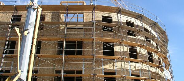 Строительство многоэтажного дома Строительство многоэтажного дома - Sputnik Литва